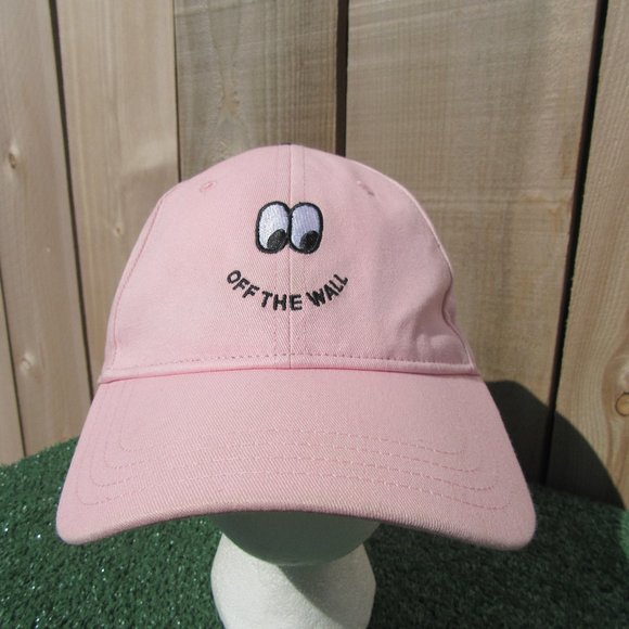 Vans Off The Wall Lazy Oaf Not Now Pink Black & White Bow Baseball Hat Cap - Picture 1 of 9